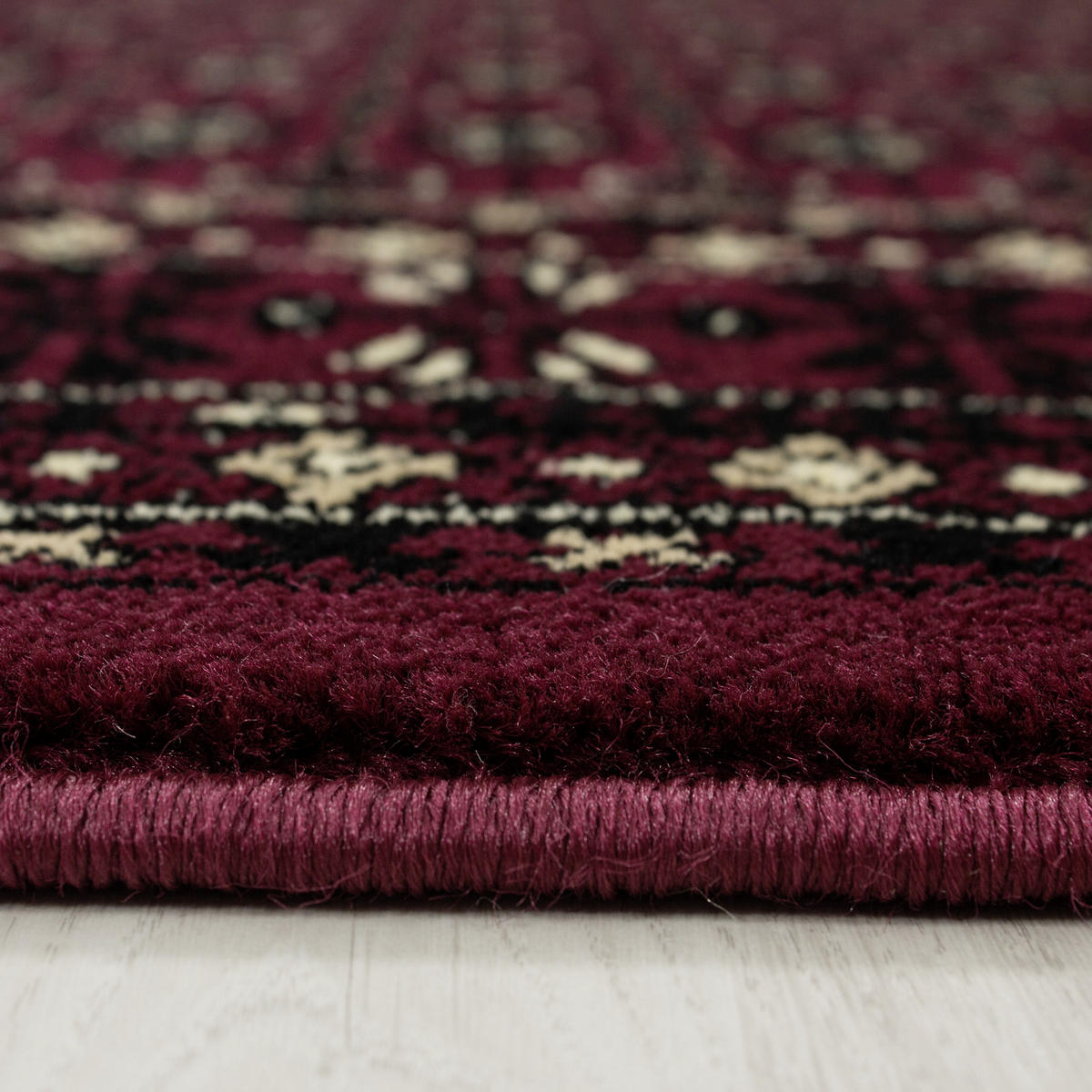 WEBTEPPICH 80/150 cm Marrakesh Dunkelrot  - Dunkelrot, KONVENTIONELL, Textil (80/150cm)