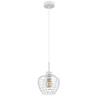 HÄNGELEUCHTE 20,5/120 cm  - Chromfarben/Weiß, Basics, Kunststoff/Metall (20,5/120cm) - Globo