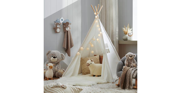 SPIELZELT - Creme, Basics, Holz/Textil (120/120/154cm) - My Baby Lou