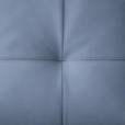 ECKSOFA in Echtleder Hellblau  165/313 cm  - Schwarz/Hellblau, Design, Leder/Metall (165/313cm) - Emilio Belluti