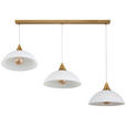 HÄNGELEUCHTE 106/30/150 cm  - Weiß, Trend, Glas/Metall (106/30/150cm) - Novel