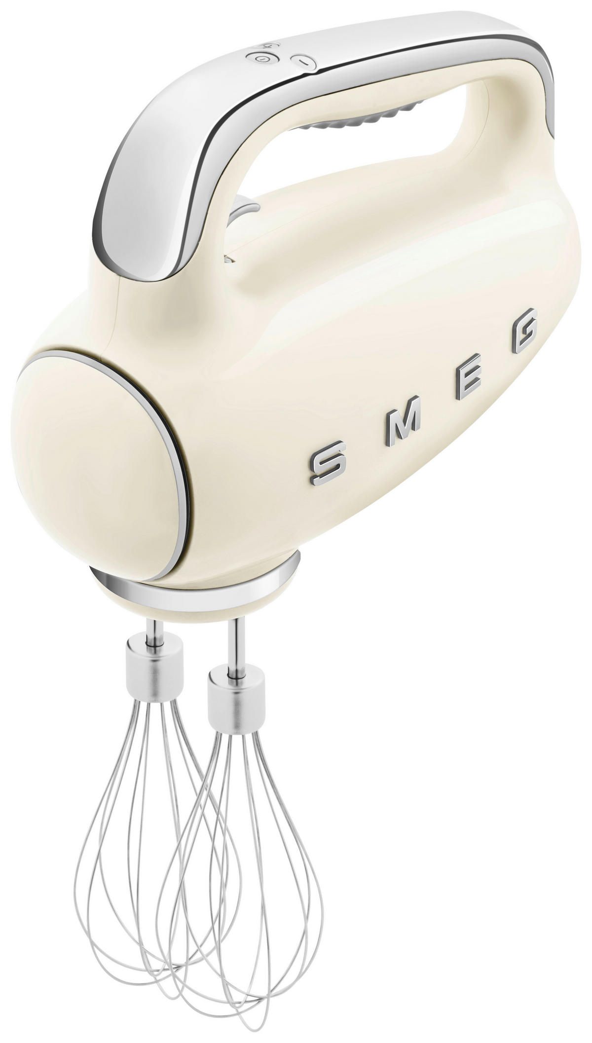HANDMIXER 50'S STYLE  - Chromfarben/Creme, Basics, Kunststoff/Metall (22/37,8/22,1cm) - SMEG