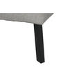ECKSOFA in Webstoff Beige  205/280 cm  - Beige/Schwarz, Design, Textil/Metall (205/280cm) - Xora