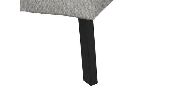 ECKSOFA in Webstoff Beige 205/280 cm - Beige/Schwarz, Design, Textil/Metall (205/280cm) - Xora