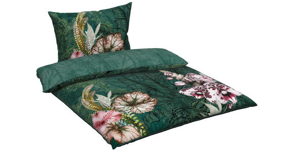 WENDEBETTWÄSCHE Renforcé 140/200 cm - Grün, Textil (140/200cm) - Esposa