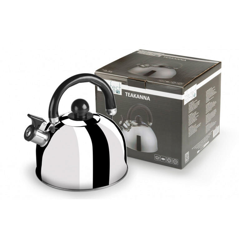 CEAINIC 2,5 l  - argintiu/negru, Basics, plastic/metal (2,5l)