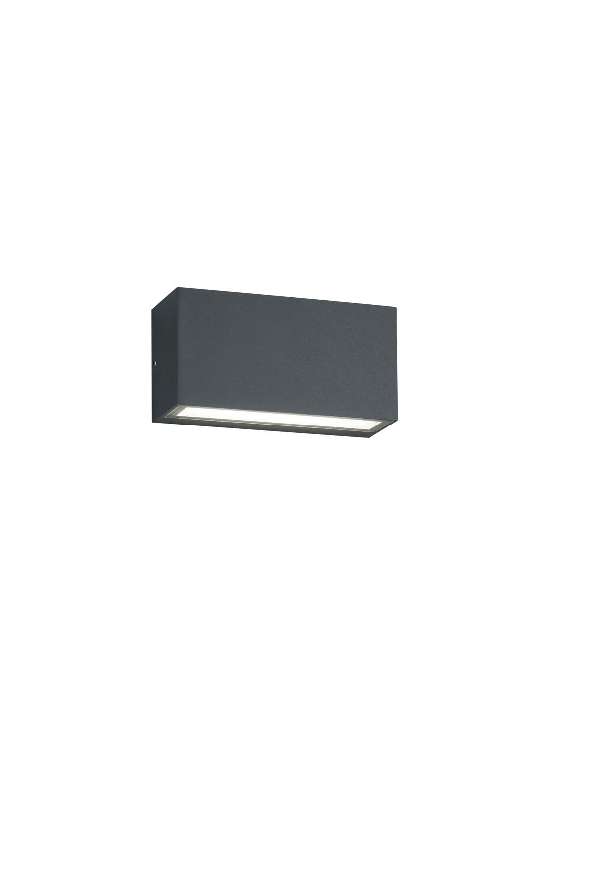 AUßENWANDLEUCHTE TREND 14/7 cm   - Anthrazit, Design, Metall (14/7cm) - Trio Leuchten