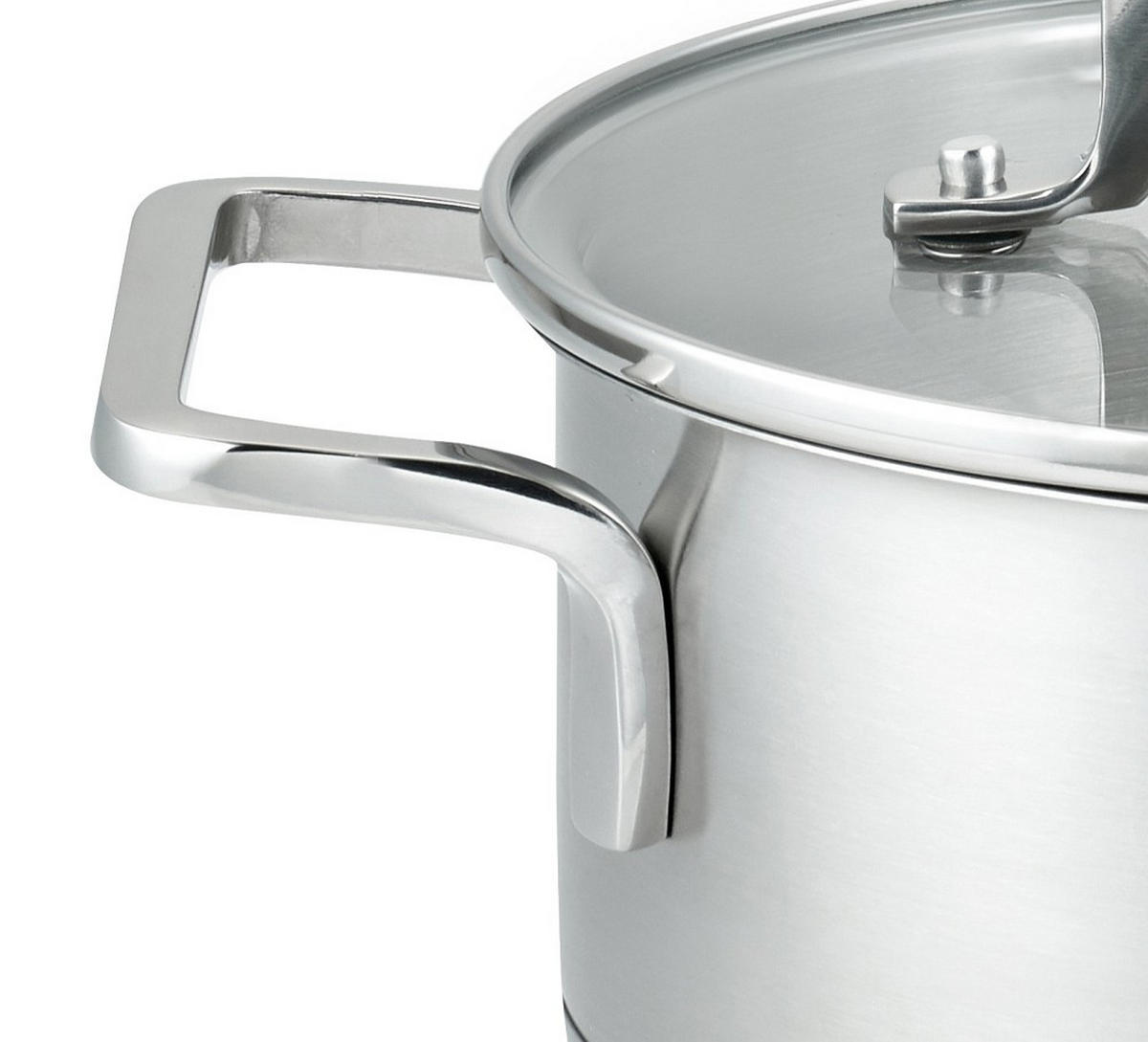 BRATENTOPF Topas 2,7 L  - Transparent/Silberfarben, Basics, Glas/Metall (20cm) - ELO