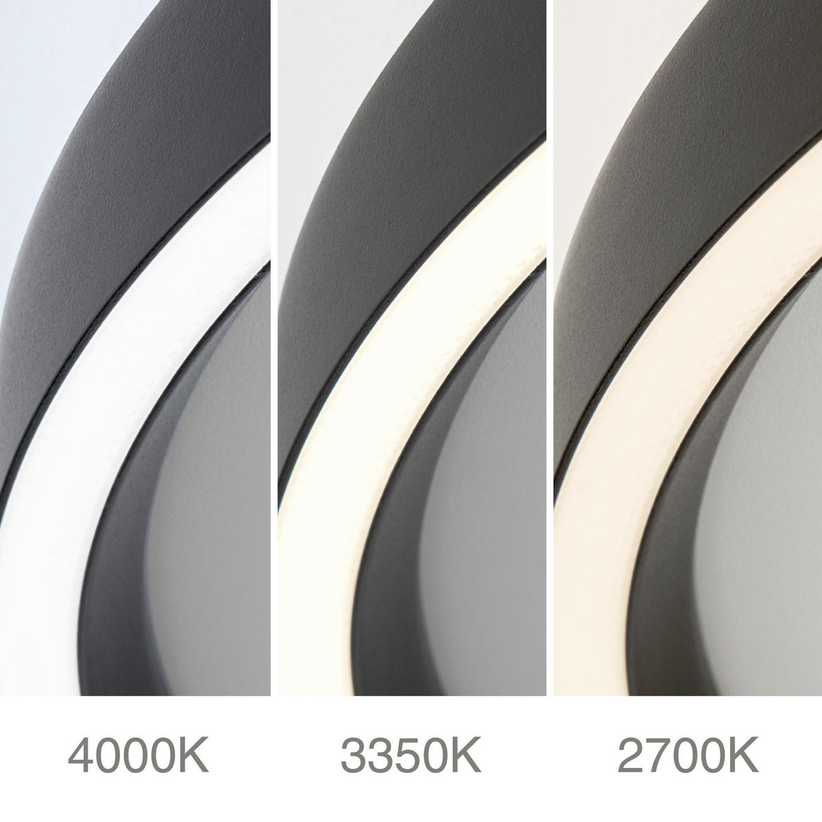 LED-DECKENLEUCHTE Masca 40/6,5 cm   - Schwarz, Basics, Kunststoff/Metall (40/6,5cm)