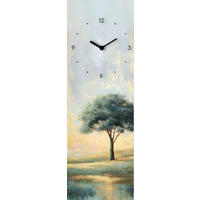 WANDUHR Elegant Tree Clock I Multicolor, Weiß 20/60/3.1 cm  - Multicolor/Weiß, Basics, Glas (20/60/3.1cm) - Euroart
