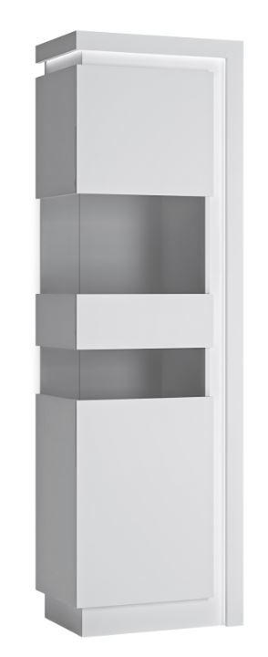 VITRIN - fekete, Trend, műanyag/faalapú anyag (59,7/198/42cm) - Hom`in