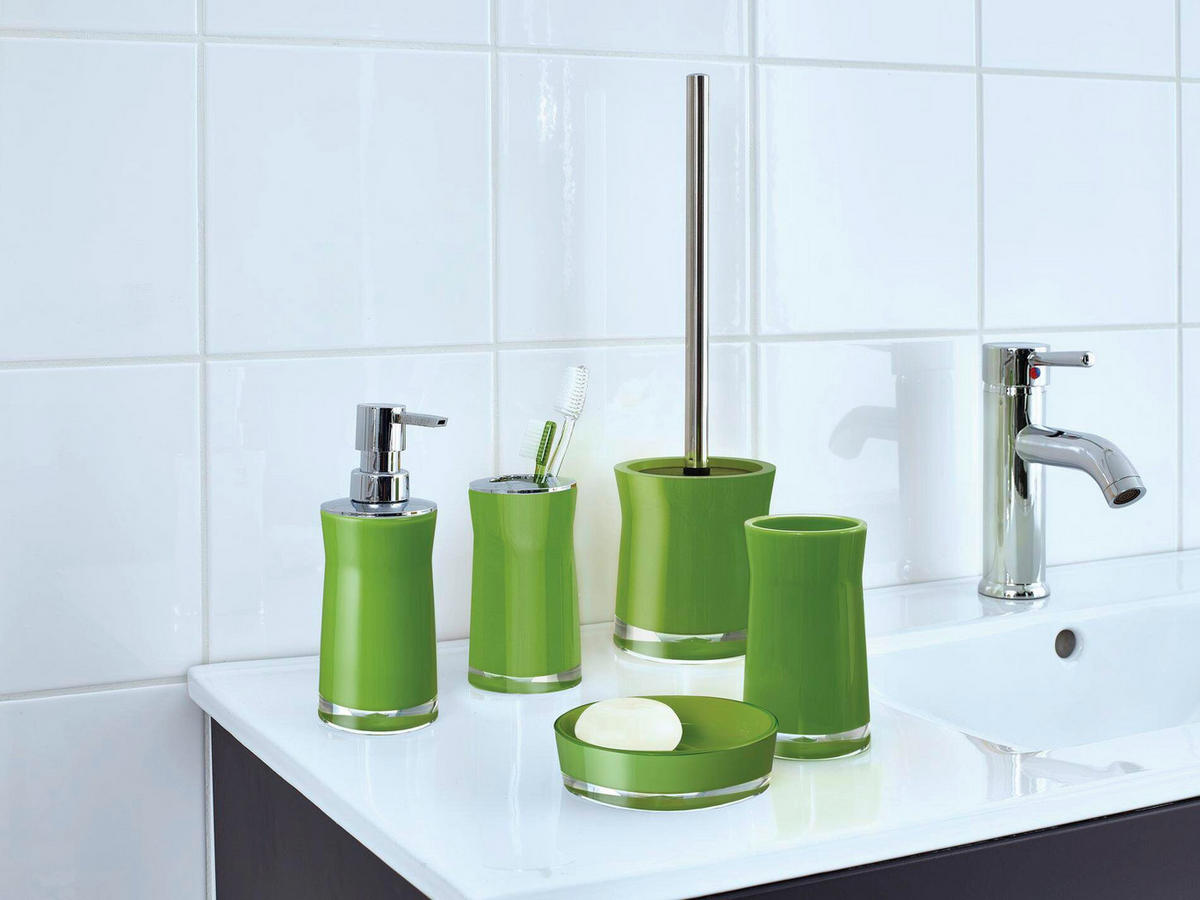 WC-BÜRSTE in Kunststoff  Kunststoff   - Chromfarben, Basics, Kunststoff (10,5/37/10,5cm)