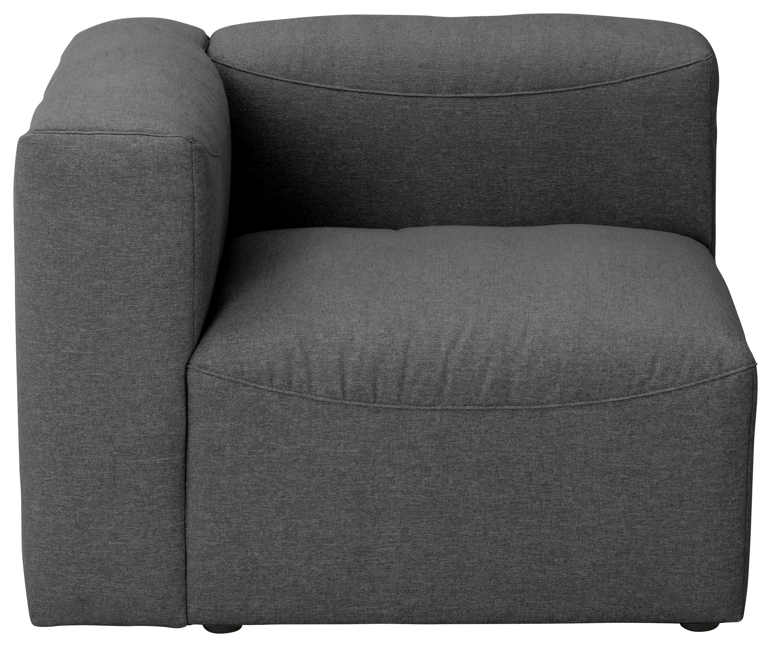 ECKELEMENT Flachgewebe  - Anthrazit, Design, Kunststoff/Textil (100/73/100cm) - Max Winzer