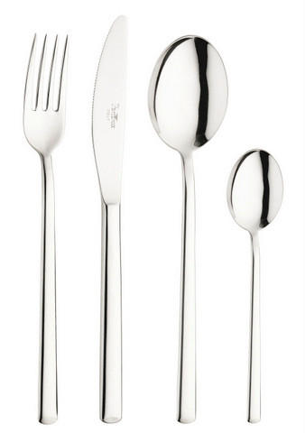 BESTECKSET SYNTHESIS 16-teilig Stahl  - Edelstahlfarben, Basics, Metall (25,5/7/5,3cm) - Pintinox