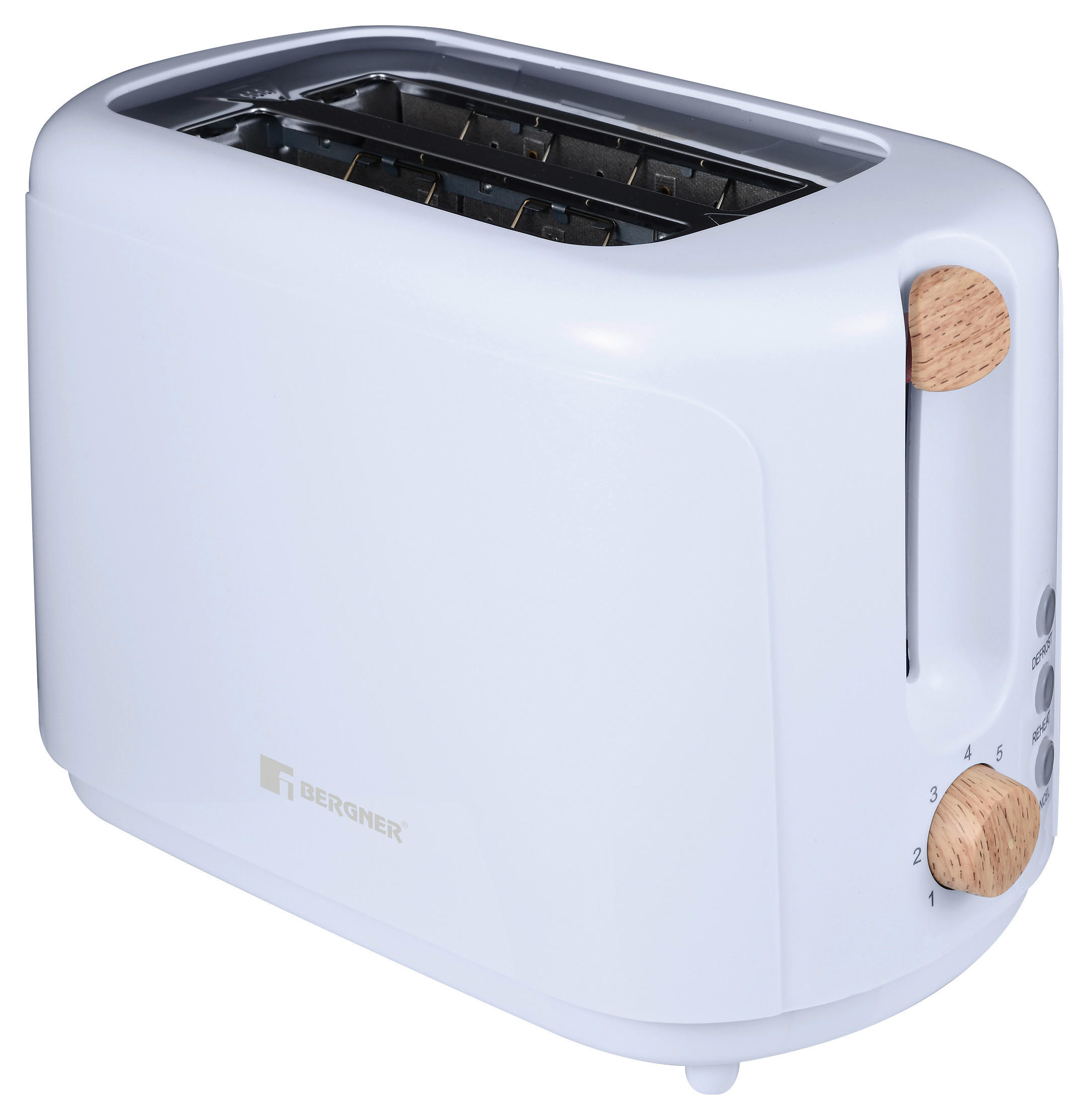 TOASTER  - Weiß, Basics, Kunststoff (18,5/29,5/16cm)