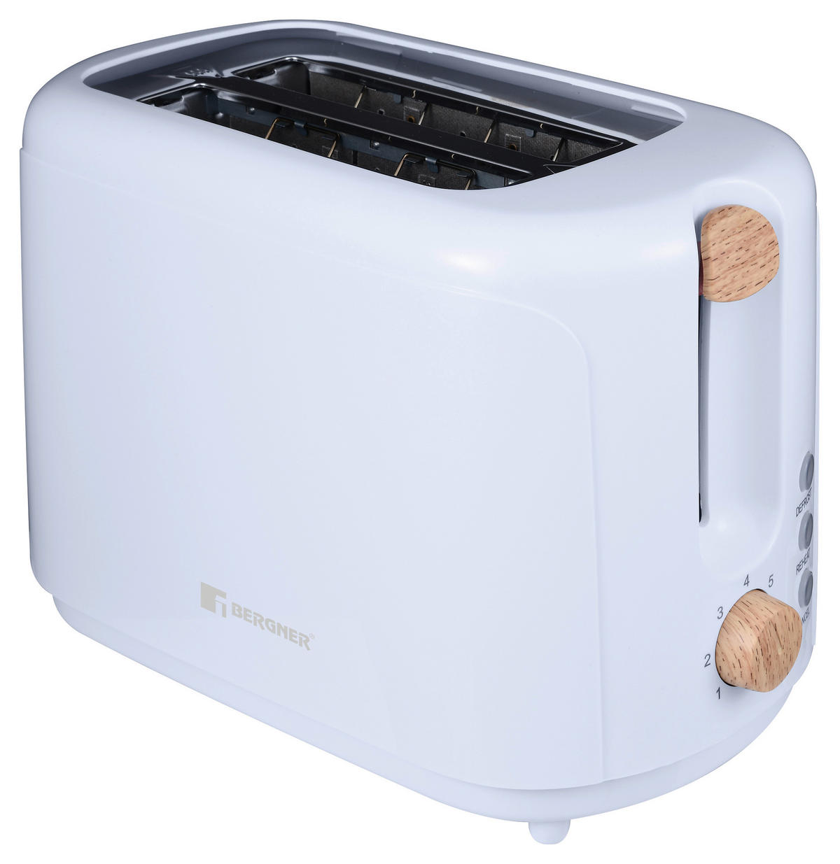 TOASTER  - Weiß, Basics, Kunststoff (18,5/29,5/16cm)