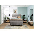 BOXSPRINGBETT 140/200 cm  in Grau  - Schwarz/Grau, Design, Textil/Metall (140/200cm) - Esposa
