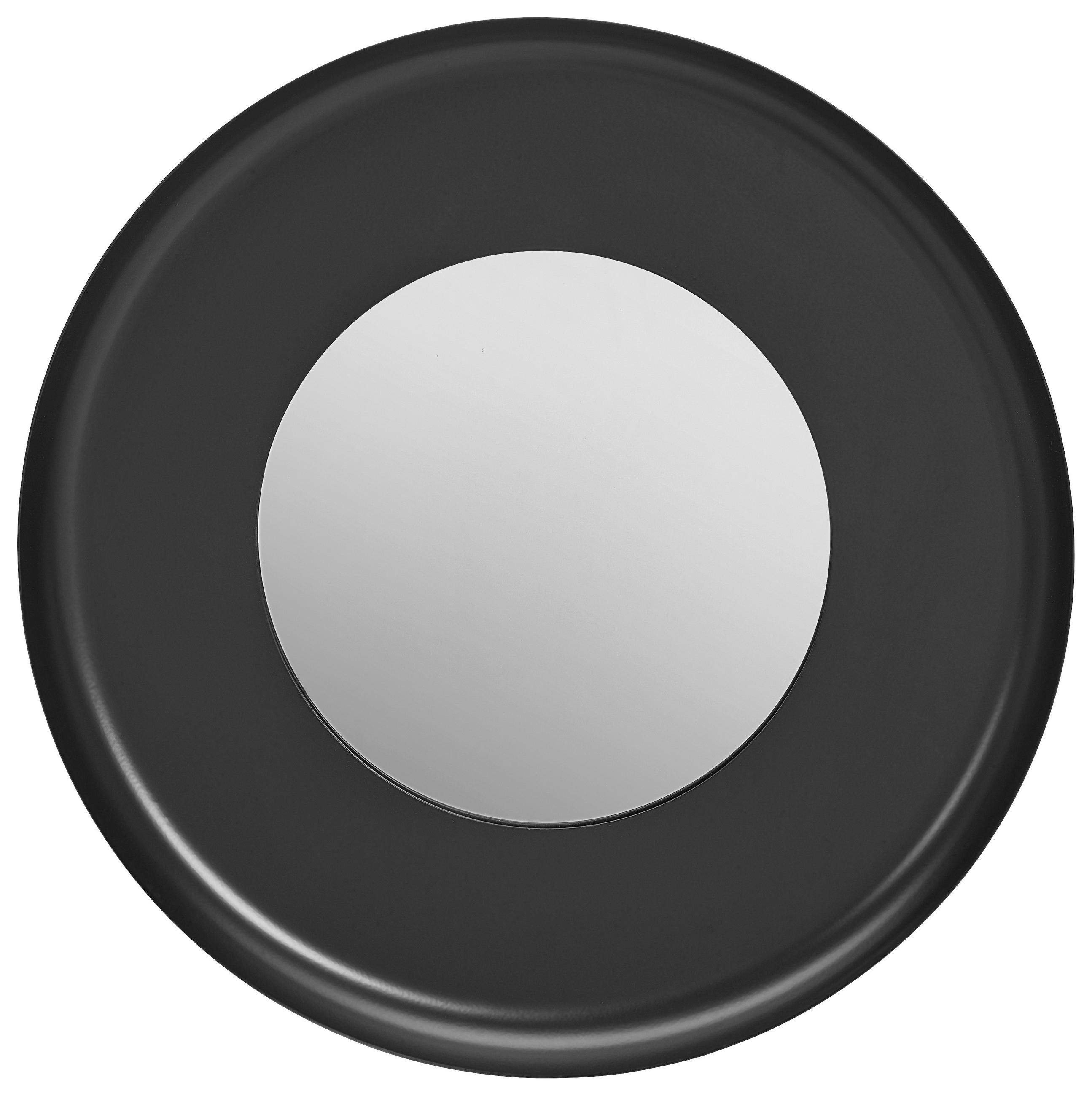 WANDSPIEGEL   41/4,5 cm  in  - Schwarz, Trend, Glas/Metall (41/4,5cm)