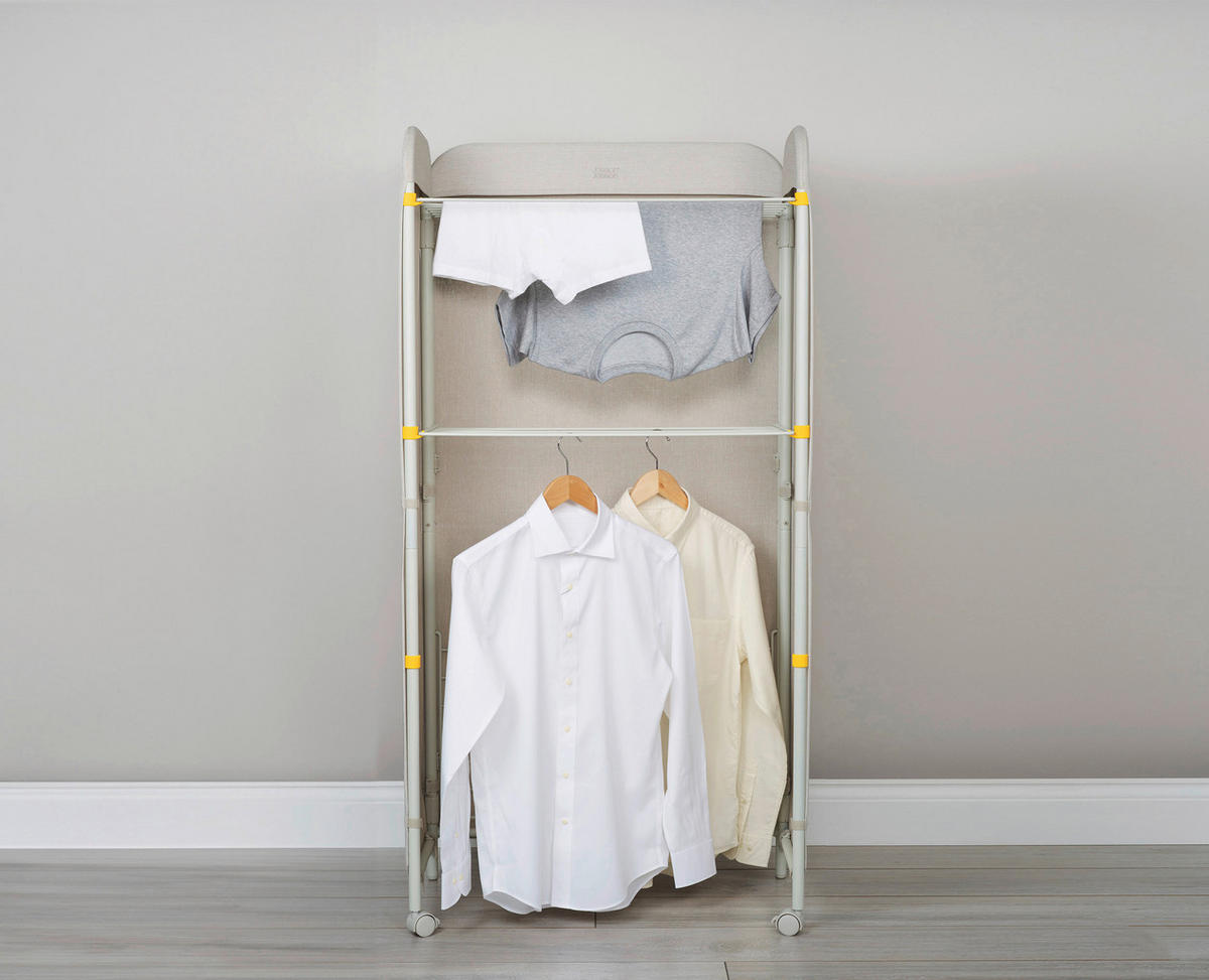 TURMWÄSCHETROCKNER  - Grauweiß, Basics, Kunststoff/Textil (74/150/40cm) - Joseph Joseph
