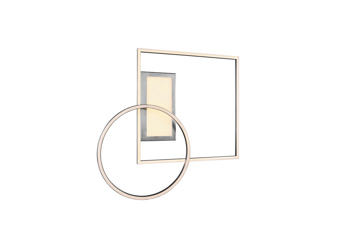 LED PLAFONJERA - boja nikla, Dizajnerski, metal (64,5/9,0/86,5cm)