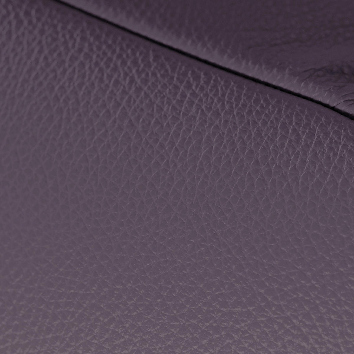 RELAXLIEGE Echtleder Aubergine  - Silberfarben/Aubergine, Design, Leder/Metall (65/65-95/171cm) - Livetastic