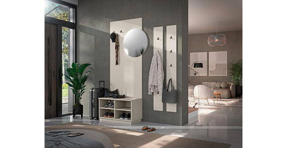 GARDEROBE 5-teilig  in 170/205/40 cm  - Kaschmir, Design, Glas/Holzwerkstoff (170/205/40cm) - Carryhome