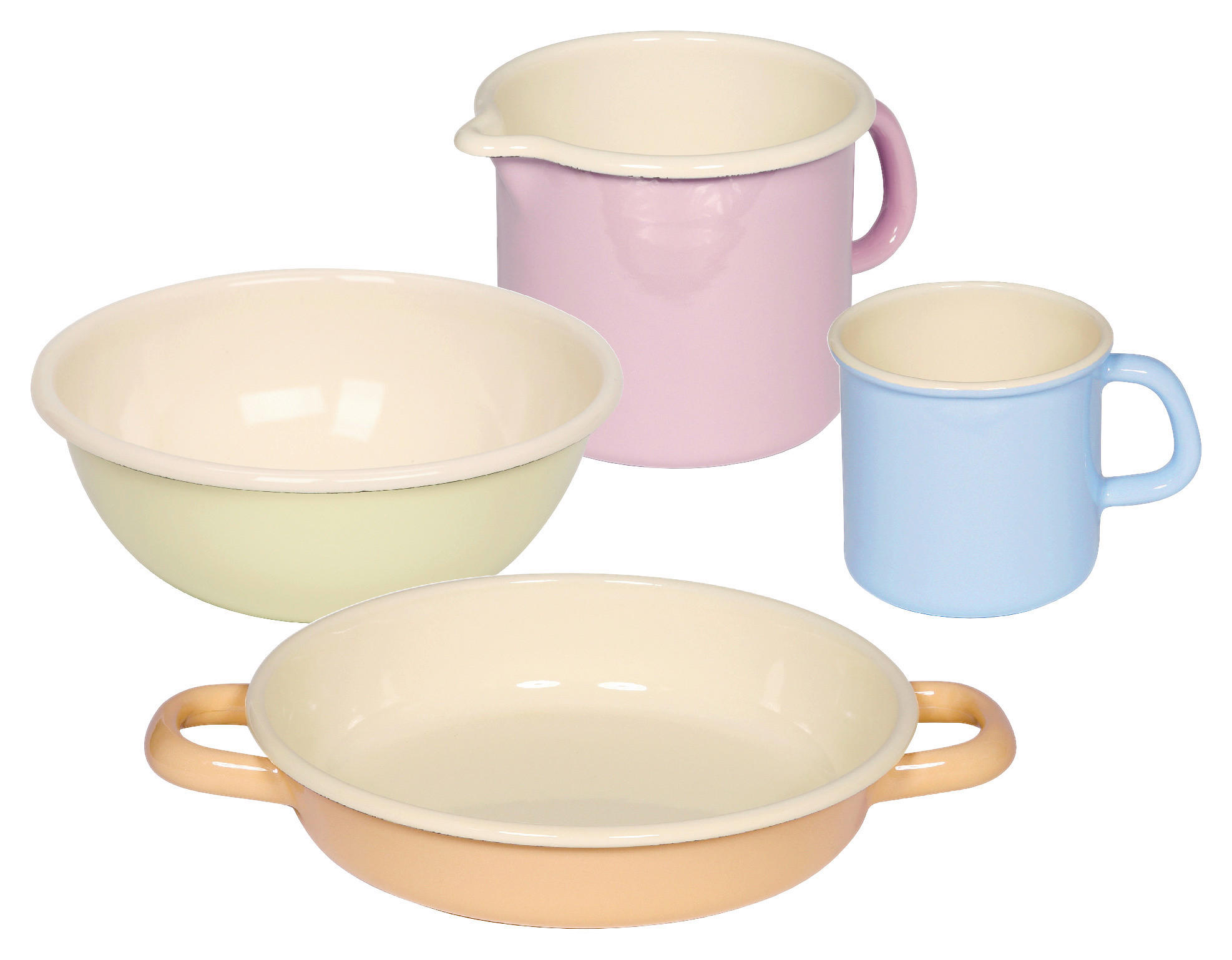 Riess Kochtopfset 4-tlg. Eisen Induktion Backofengeeignet