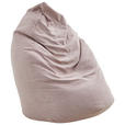 SITZSACK Webstoff 220 L  - Rosa, KONVENTIONELL, Textil (65/95/75cm) - Xora