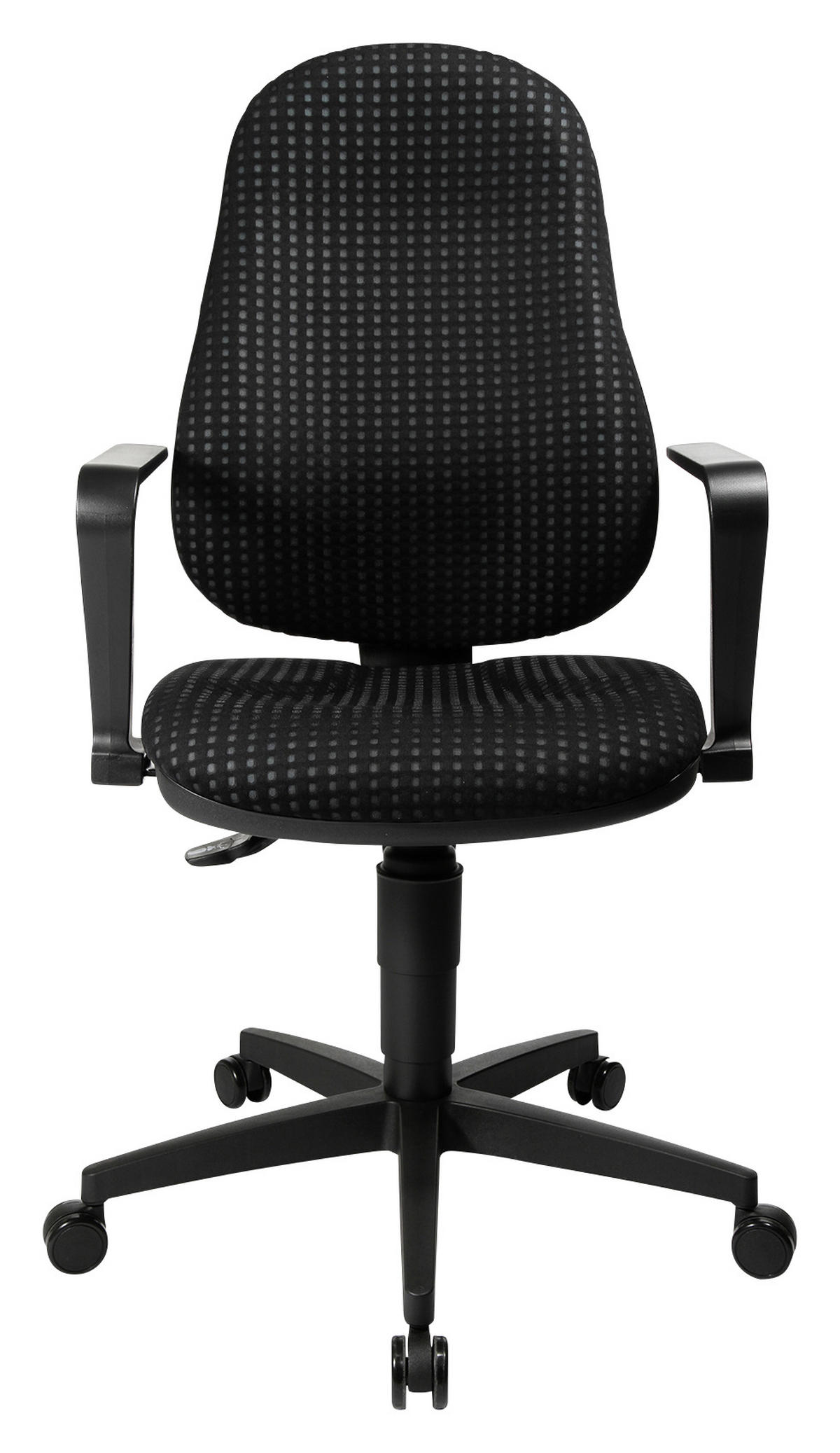 DREHSTUHL Schwarz  - Schwarz, KONVENTIONELL, Kunststoff/Textil (47/98/46cm) - Xora