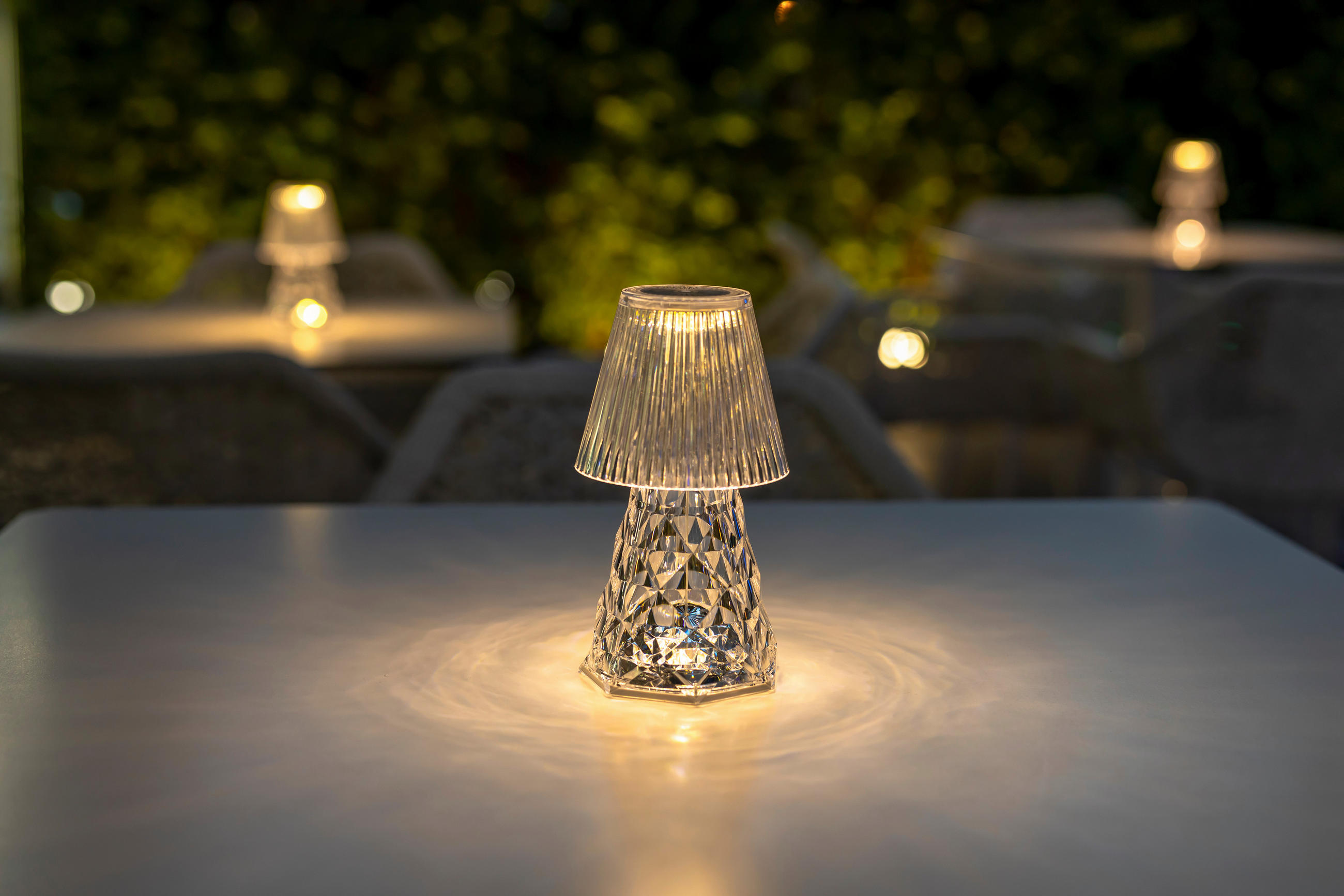 LED-AUßENLEUCHTE Lola 11/20.2/11 cm   - Transparent, Basics, Kunststoff (11/20.2/11cm) - Newgarden