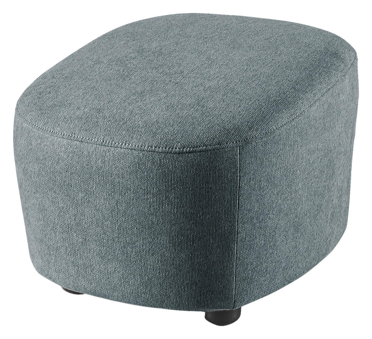 HOCKER Webstoff Blau  - Blau/Schwarz, Design, Kunststoff/Textil (54/41/57cm) - SetOne by Musterring