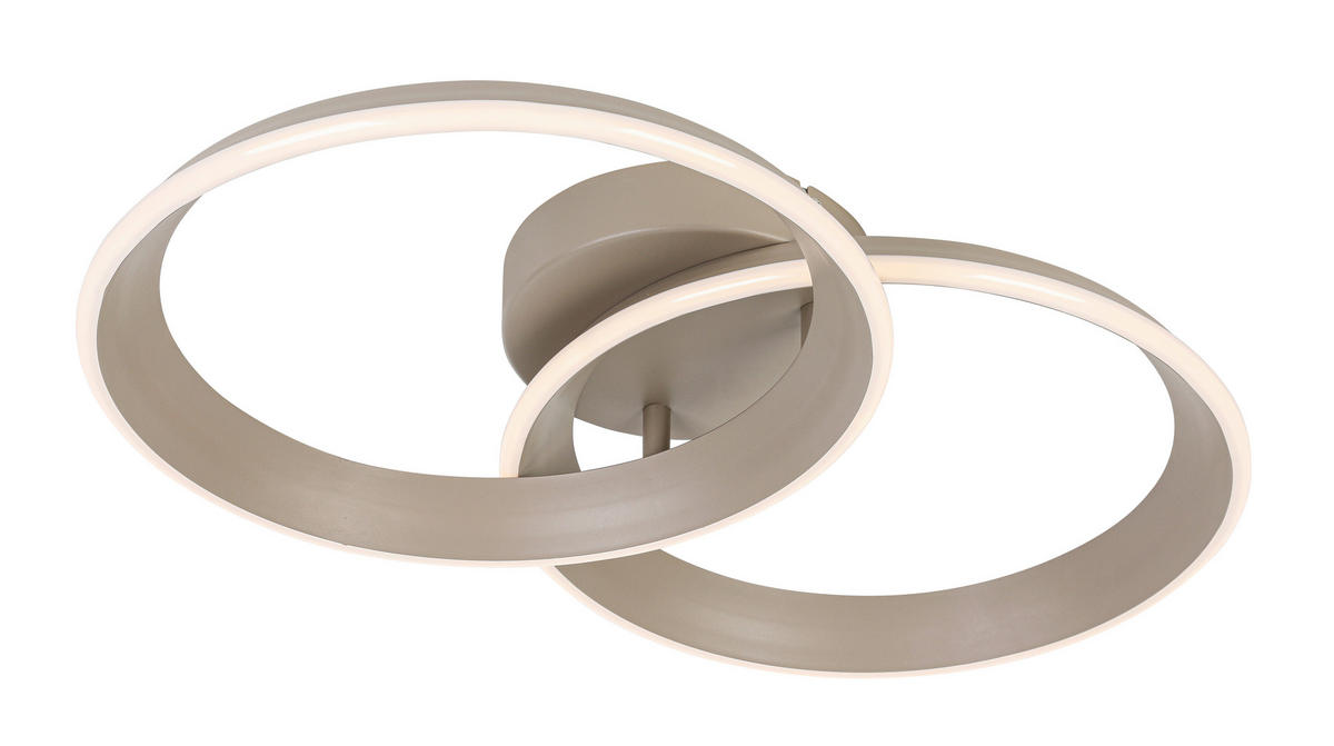 Plafonieră Cu Led 30 W    53,5/33/9,3 cm  - nisipiu, Design, plastic/metal (53,5/33/9,3cm) - Dieter Knoll