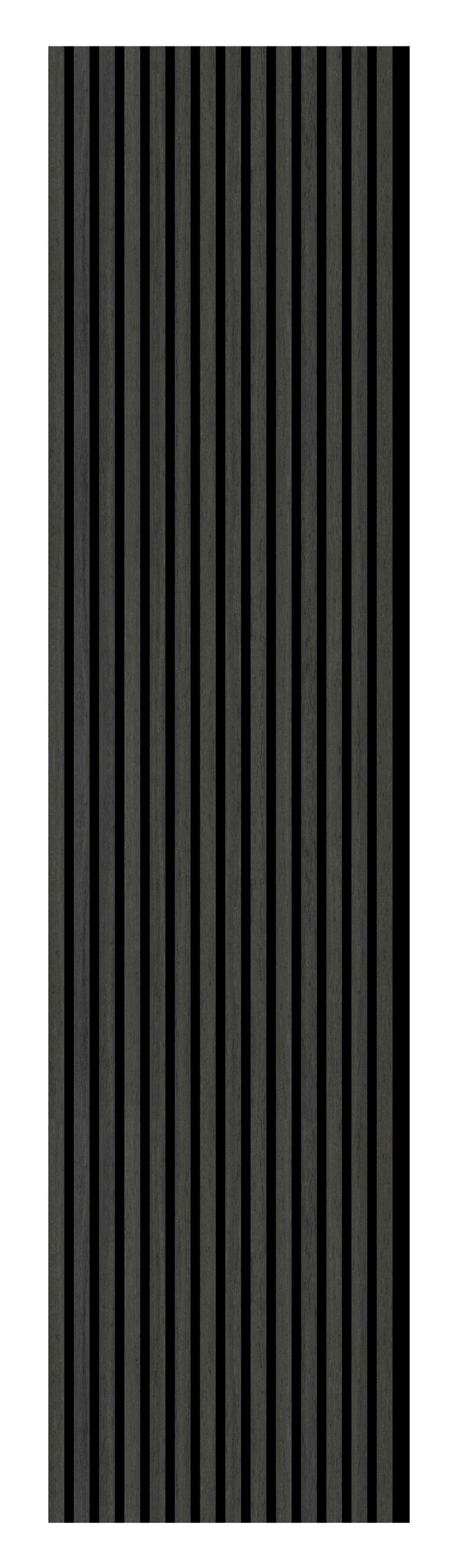 AKUSTIKPANEEL Dunkelgrau furniert Dunkelgrau 57.25/267/1,9 cm  - Dunkelgrau, KONVENTIONELL, Holzwerkstoff/Textil (57.25/267/1,9cm)