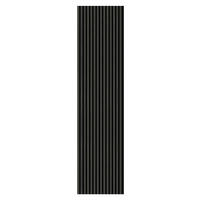 AKUSTIKPANEEL Dunkelgrau furniert Dunkelgrau 57.25/267/1,9 cm  - Dunkelgrau, KONVENTIONELL, Holzwerkstoff/Textil (57.25/267/1,9cm)
