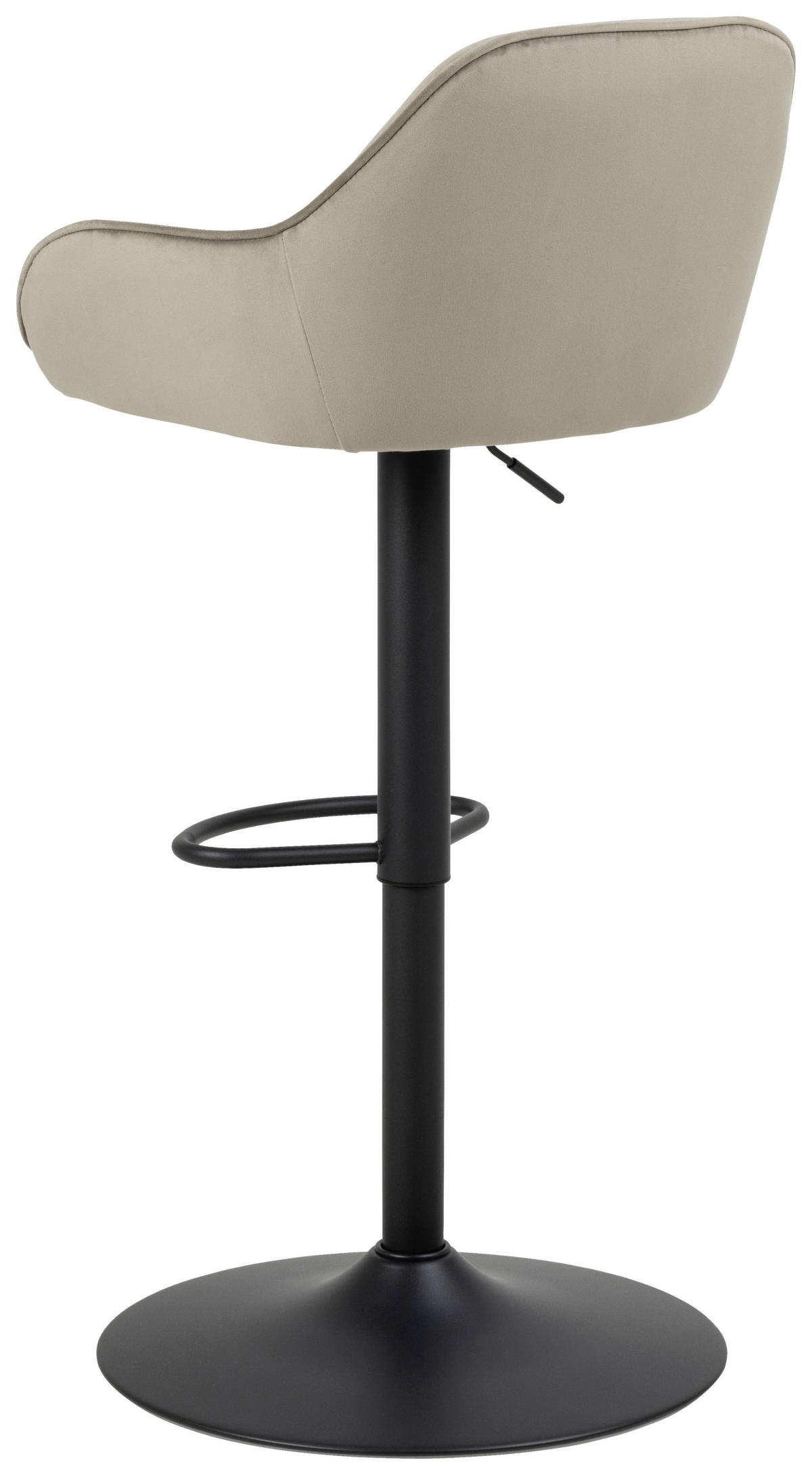 BARSKA STOLICA  bež   - bež/crna, Dizajnerski, tekstil/metal (52/109/52cm) - Carryhome