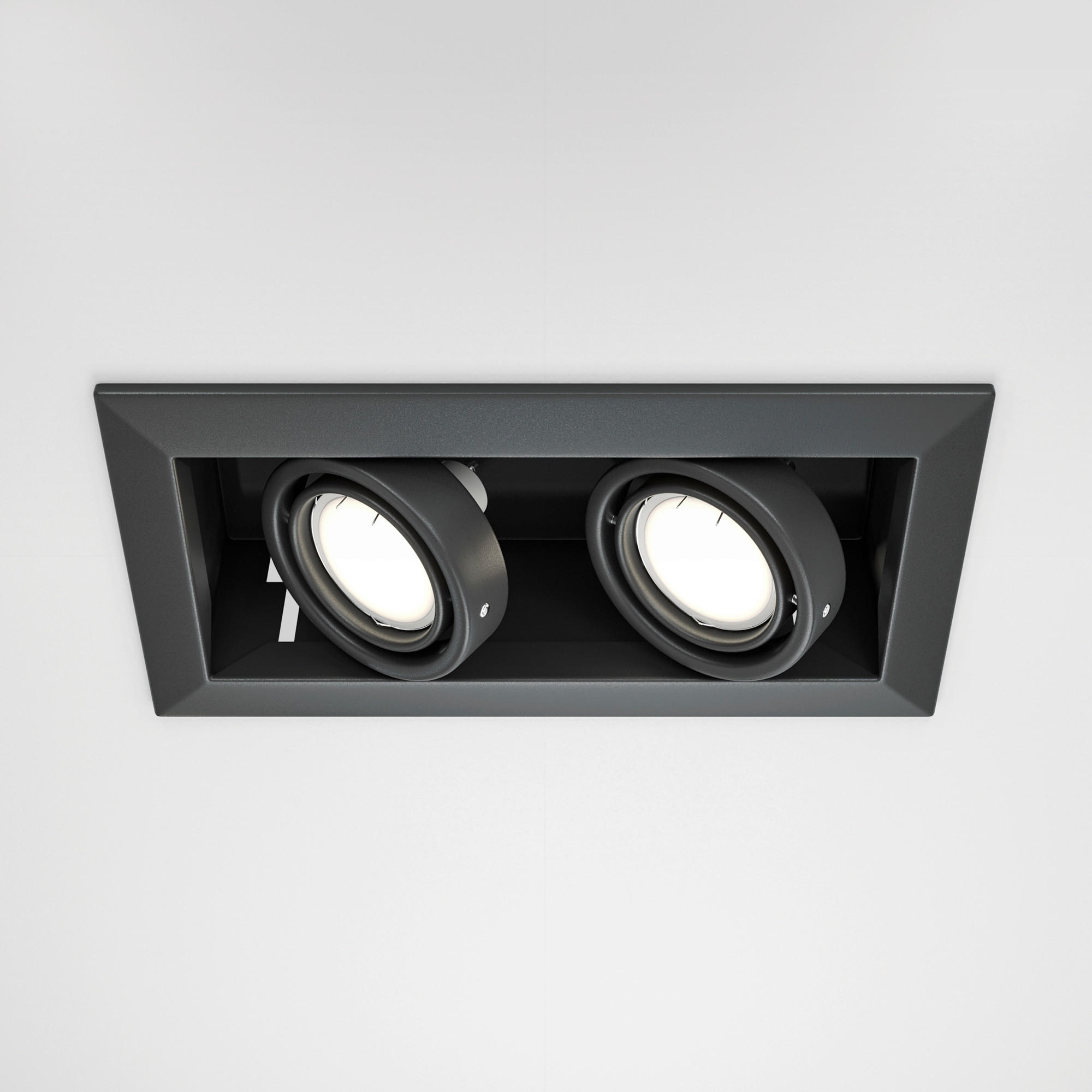 Maytoni Deckenleuchte Downlight Schwarz 12.5x7x24.5 cm