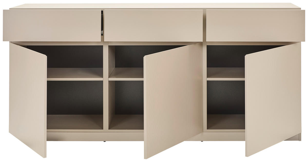 SIDEBOARD Bern 179,9/82,4/40 cm 3 Schublade(n)  - Beige, Design, Holzwerkstoff (179,9/82,4/40cm) - MID.YOU