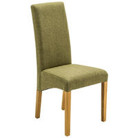STUHL  Beinauswahl, Stoffauswahl Webstoff  Eichefarben, Olivgrün  - Eichefarben/Olivgrün, KONVENTIONELL, Holz/Textil (47/102/57cm) - Carryhome