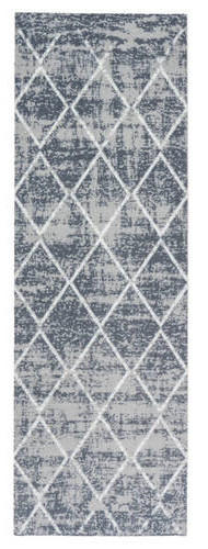KÜCHENLÄUFER 50/150 cm Miabella Weiß, Hellgrau  - Hellgrau/Weiß, Design, Textil (50/150cm) - Esposa