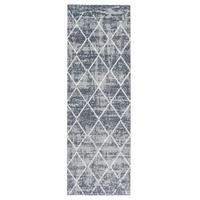 KÜCHENLÄUFER 50/150 cm Miabella Weiß, Hellgrau  - Hellgrau/Weiß, Design, Textil (50/150cm) - Esposa