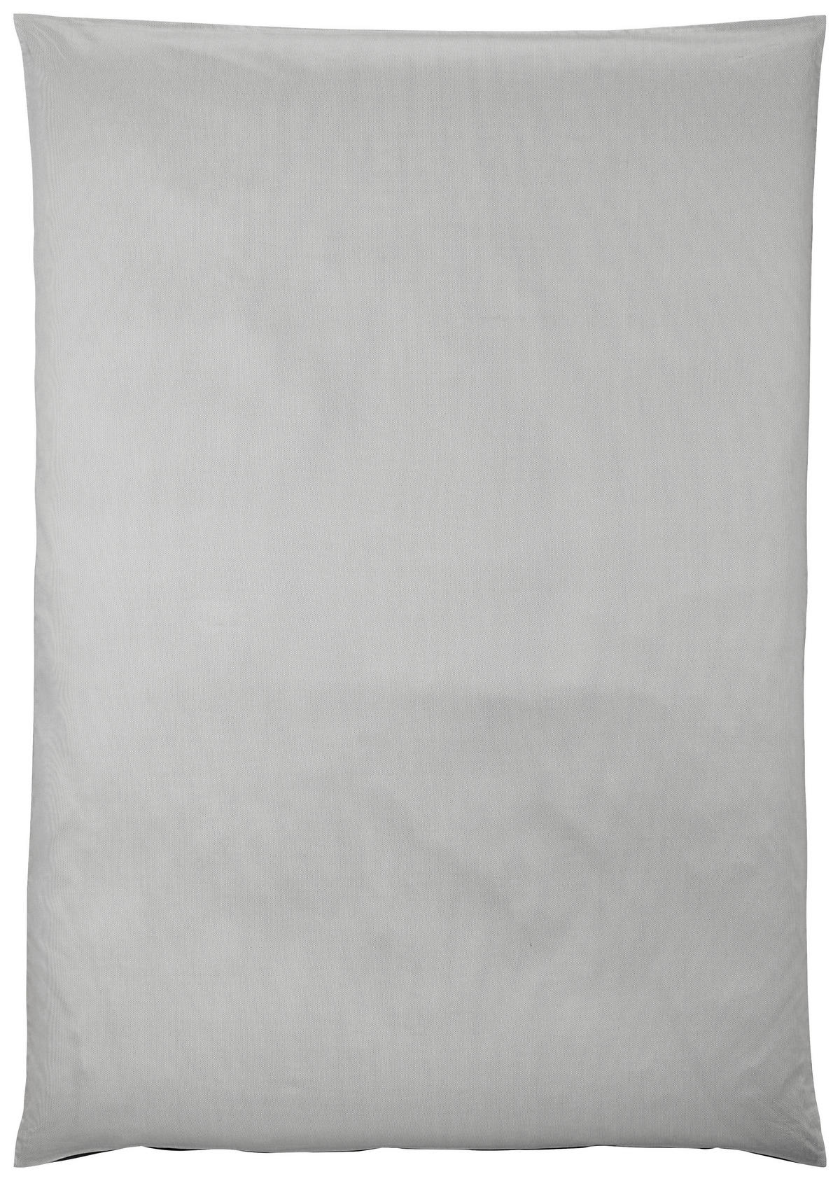 DUVETBEZUG Purity Makosatin 200/210 cm  - Anthrazit/Grau, Design (200/210cm) - Joop!