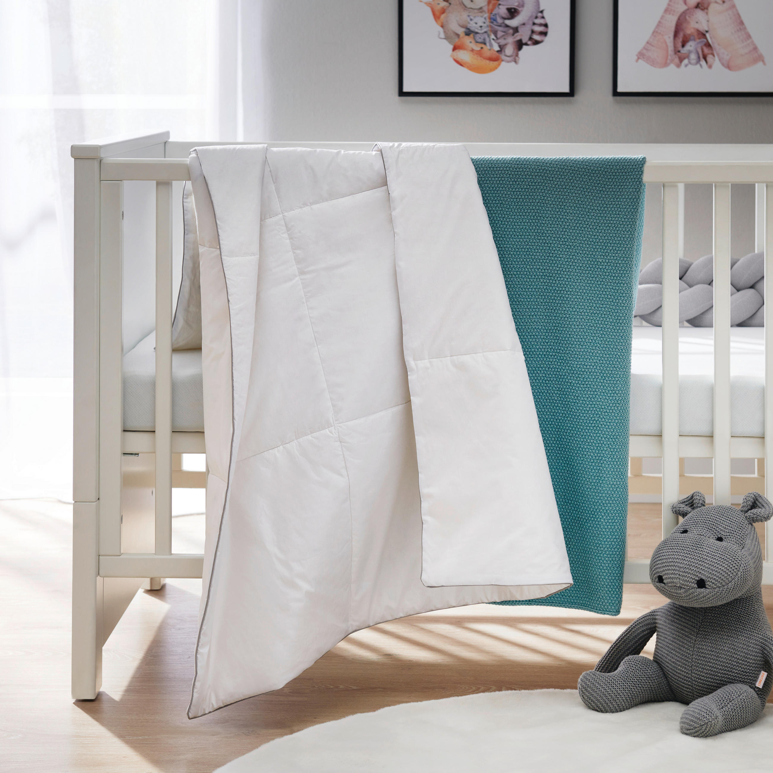 BABYDECKE 100/135 cm  - Weiß, Trend, Textil (100/135cm) - Patinio
