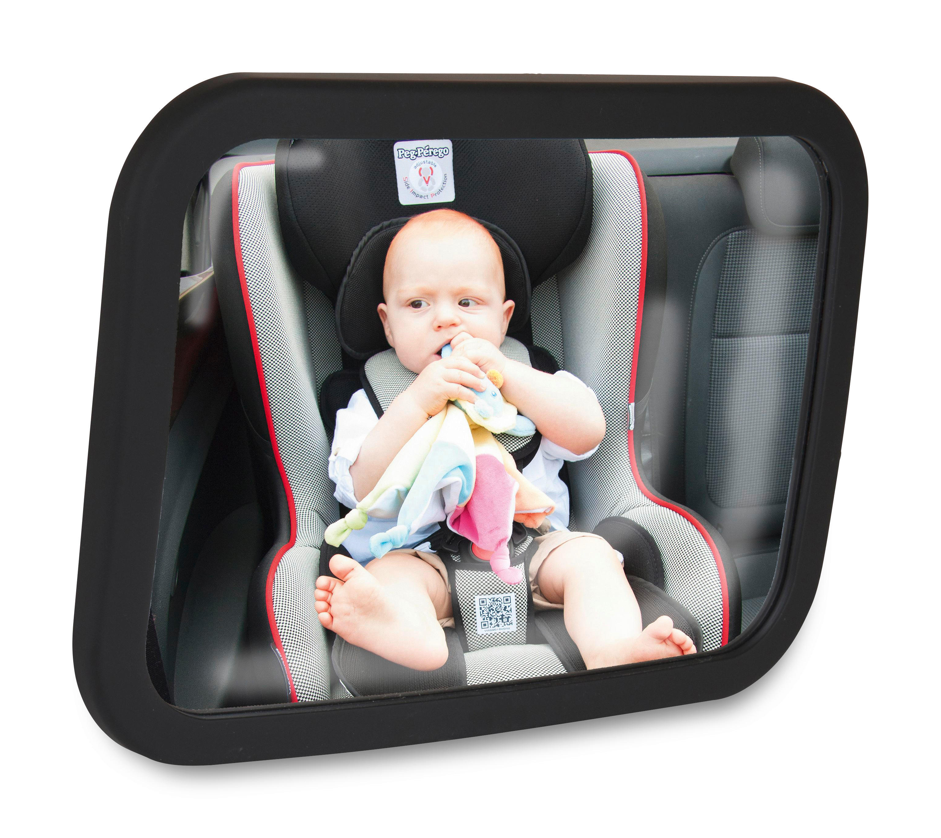 BILSPEGEL  - svart, Basics, plast (17,5/24,5cm) - Fillikid