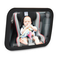RÜCKSPIEGEL  - Schwarz, Basics, Kunststoff (17,5/24,5cm) - My Baby Lou