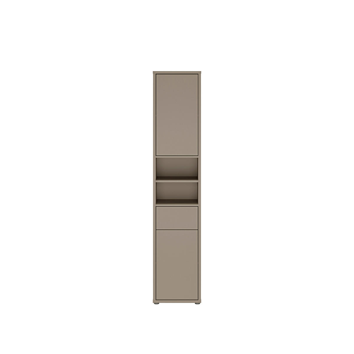 HOCHSCHRANK 39,8/191,9/34,9 cm  - Taupe/Grau, MODERN, Holzwerkstoff/Kunststoff (39,8/191,9/34,9cm) - Xora