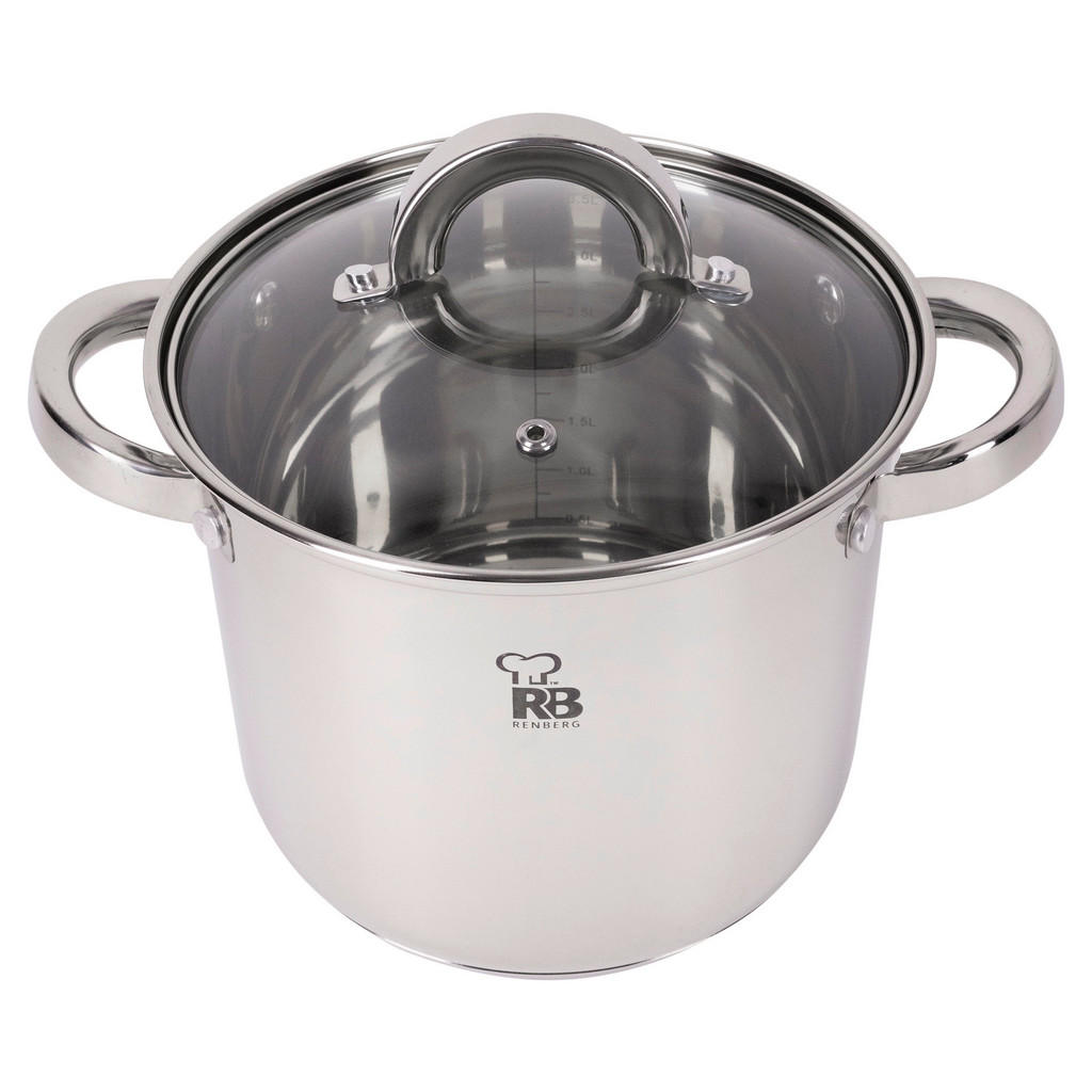 Thumbnail - Xxxl Kochtopfset Renberg Sara, Silber, Metall, 8-teilig, 16 cm,18 cm, 2.9/4/5.4/8.8 L,2.9 L,4 L,5.4 L,8.8 L, rund, Lfgb,...