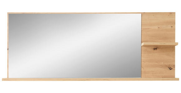 WANDSPIEGEL 148/60/17 cm - Eiche Artisan, Design, Glas/Holzwerkstoff (148/60/17cm) - Xora