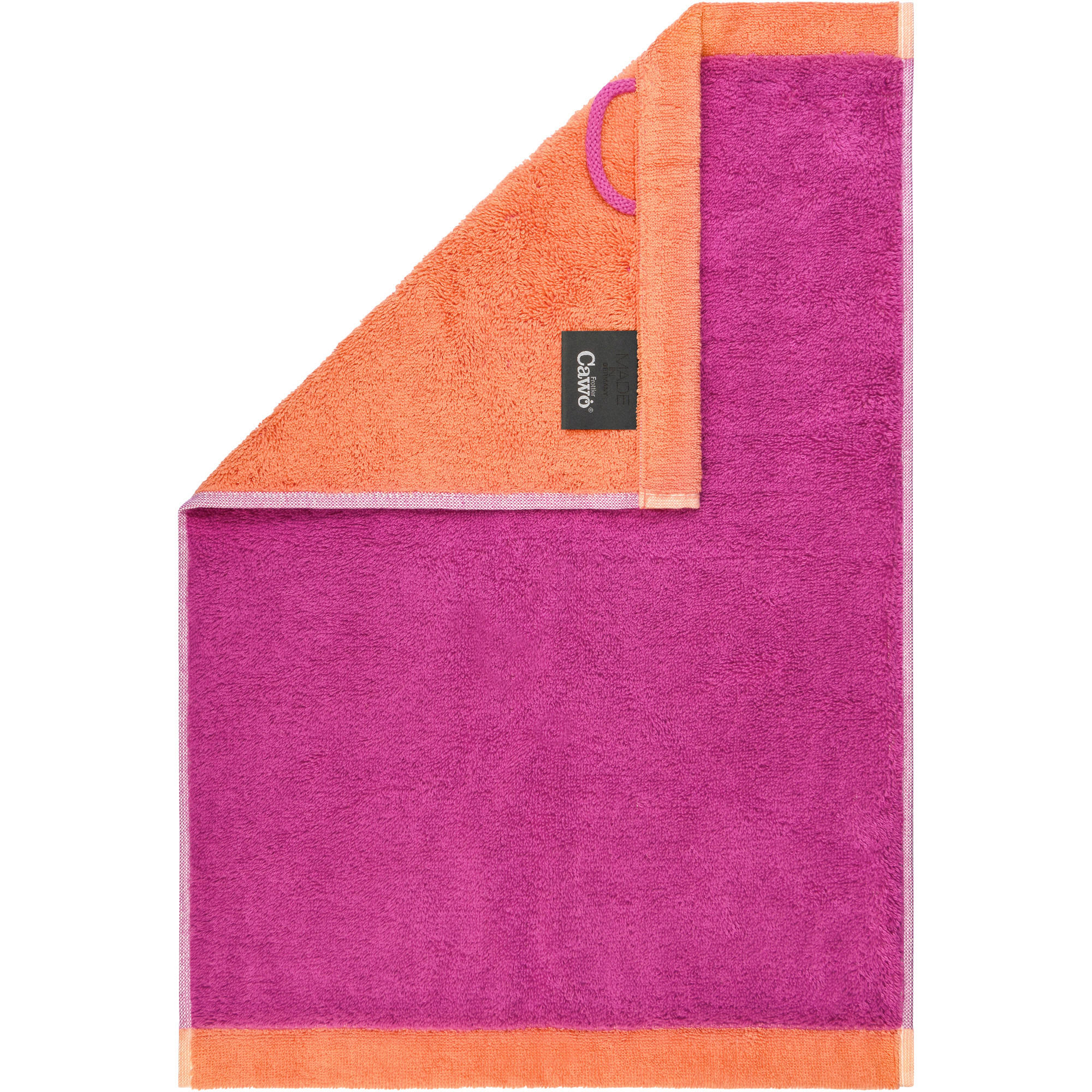 GÄSTETUCH Lifestyle Splash Orange, Pink 30/50 cm  - Pink/Orange, Basics, Textil (30/50cm) - Cawoe