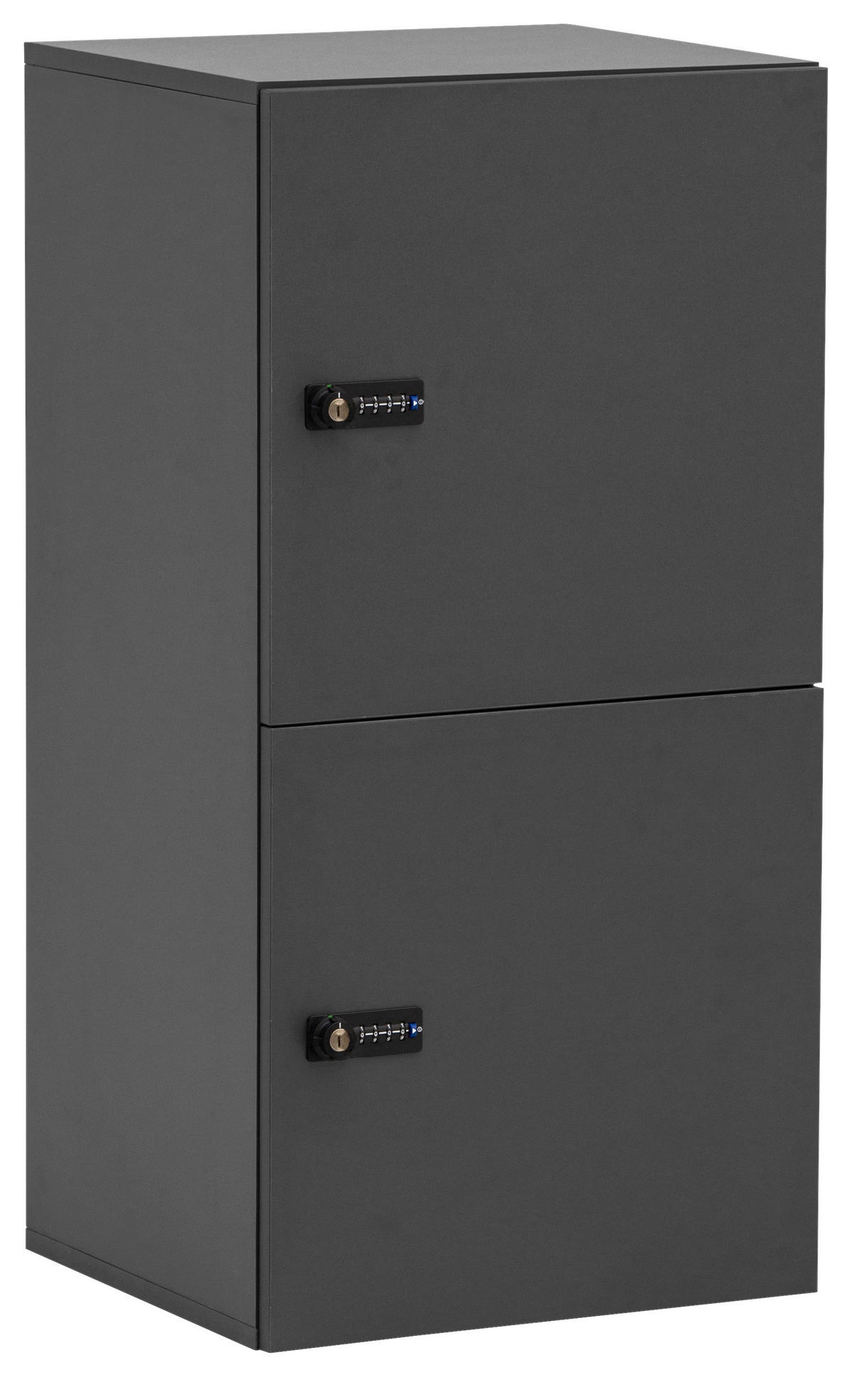 SPIND Anthrazit  - Anthrazit/Weiß, Design, Holzwerkstoff (45,4/92,6/40,65cm) - MID.YOU