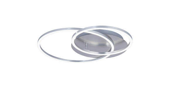 LED-DECKENLEUCHTE 54,7/40/7 cm - Alufarben, Design, Kunststoff/Metall (54,7/40/7cm) - Novel